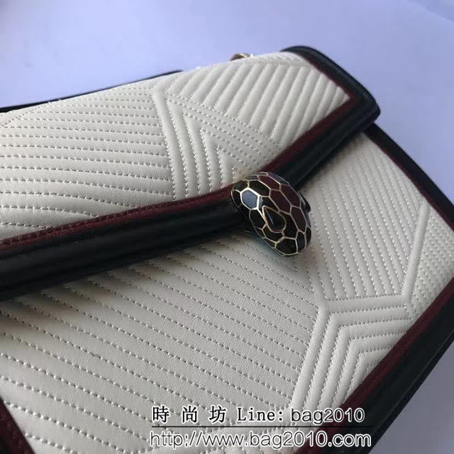 BVLGARI寶格麗 2018專櫃新型蛇頭包 蛇形繡線限定款 Bvlgari Serpenti Forever系列 286632 FYD1302